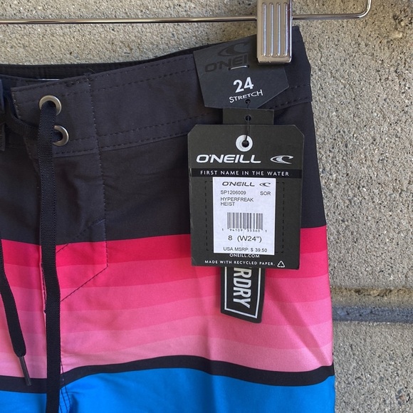 Sz 8 Kids 🆕 Boys O’Neill Hyperfreak Heist Boardshort - Picture 8 of 13